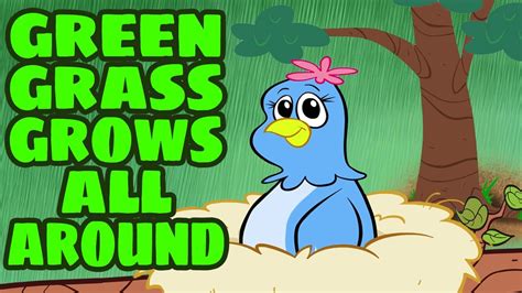 Green Grass Grows All Around Childrens Song With Lyrics Kids Songs
