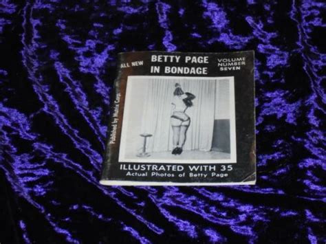 Betty Page In Bondage Volume Nutrix Irving Klaw Vintage