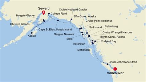 Luxury Cruise From Vancouver To Seward Anchorage Alaska 12 Jul 2019