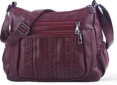 Elda Crossbody Bags For Women Pocketbooks Soft Pu Leather Purses And