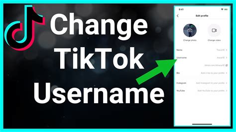 How To Change Your Tiktok Username Youtube