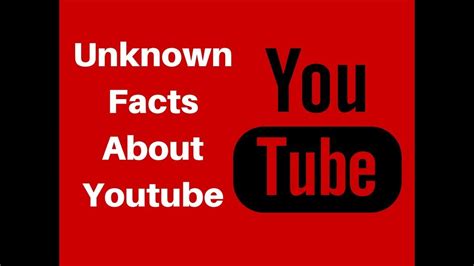 Youtube Amazing Facts Youtube