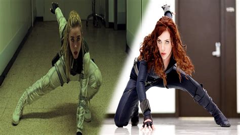 Marvels Black Widow Natasha And Yelena Poser Scene Youtube