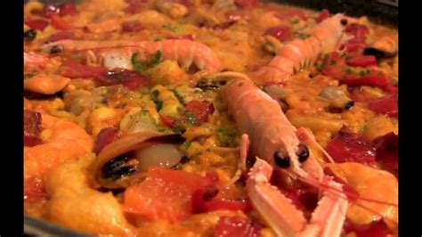 Pescados y mariscos recetas con camarón recetas de cocina cortas recetas de cocina mexicana. Paella de marisco - Recetas de cocina - YouTube