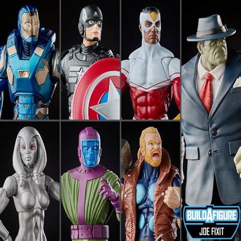 Marvels Avengers Marvel Legends Wave 1 Set Of 6 Figures Joe Fixit Baf