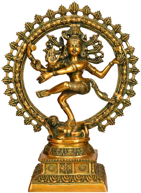 23 Lord Shiva As Nataraja Handmade Brass Statue Made In India Exotic India Art