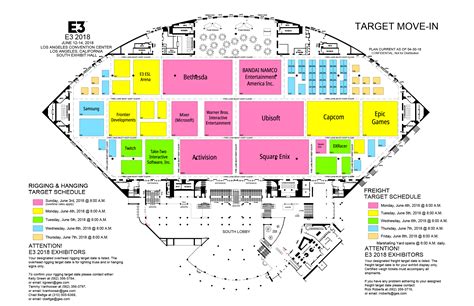 E3 Floor Plans And Booth List Released Gamerz Unite