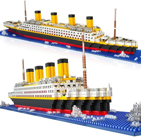 Titanic Micro Mini Building Blocks Set Pcs Titanic Toy Ship Model Building Bricks D