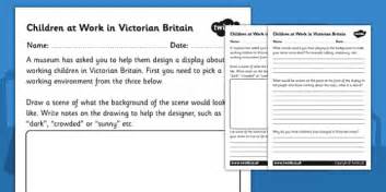 Children Working In Victorian Britain Worksheet The