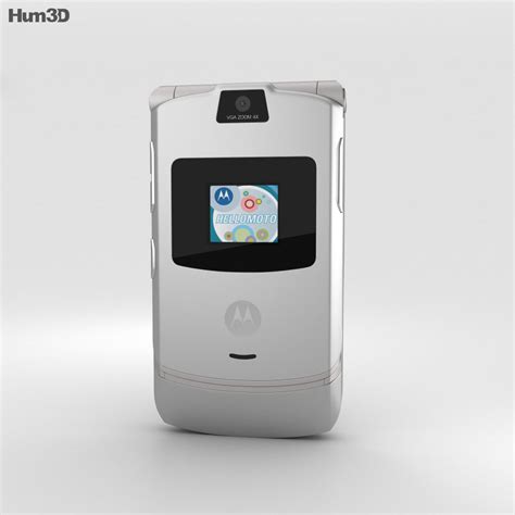 Until, of course, motorola gave 50 exclusive razr v3 blk handsets to some real movie stars at the 77th annual academy awards in february, 2005. Motorola RAZR V3 Silver 3D model - Electronics on Hum3D