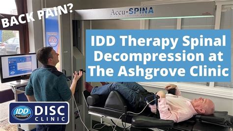 Chronic Low Back Pain Treatment Idd Therapy Spinal Decompression At The Ashgrove Clinic Youtube