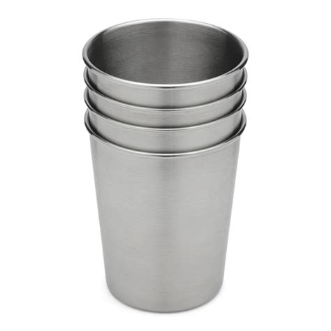 Stainless Steel Toddler Cups Set Of 4
