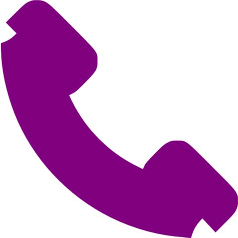 Purple Phone Icon Free Purple Phone Icons