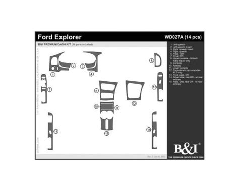 1995 Ford Explorer Dash Kits