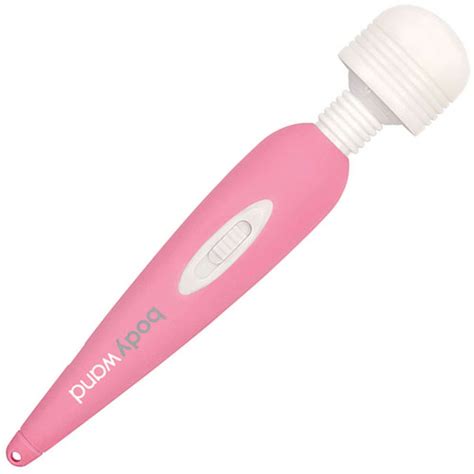 usb rechargeable mini wand massager by bodywand pink