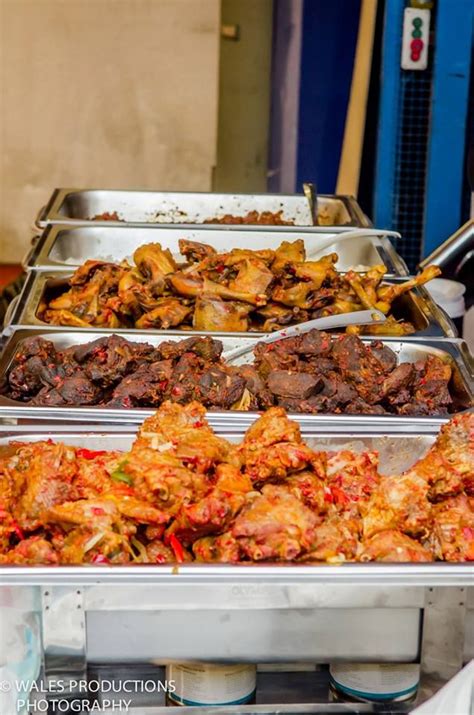 The app has an interface that categorizes restaurants based on the type of food, location, and delivery speeds. Nigerian party food tray www.winwithmtee.com | Party food ...