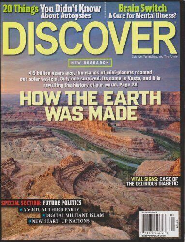 Discover Magazine September 2012 Single Issue Magazine Ebay