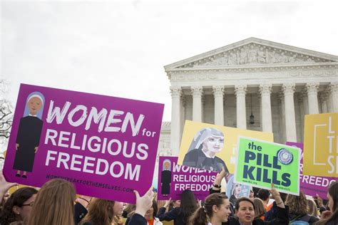 Supreme Court Justices Divided Over Federal Birth Control Plan Orange
