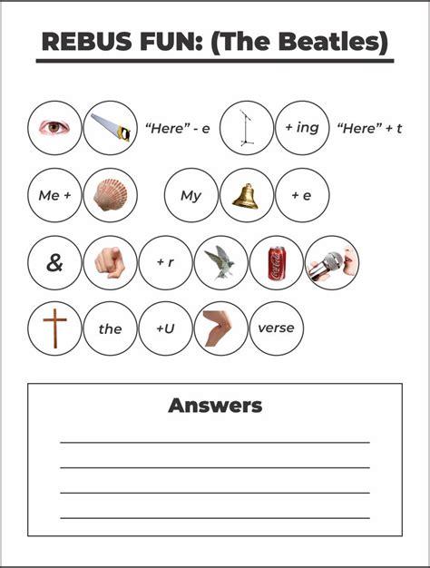 Pictogram Rebus Puzzles With Answers Ppt Maybe Not At First Glance