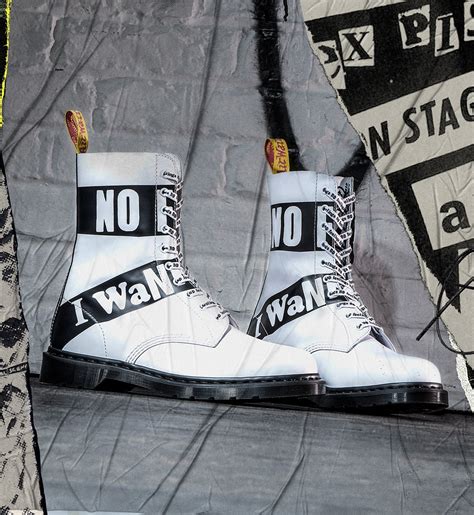 Dr Martens X Sex Pistols The Collection Leather Boots Shoes