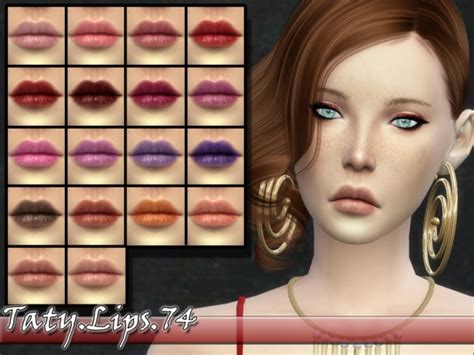 Taty Lips 74 By Tatygagg At Tsr Sims 4 Updates