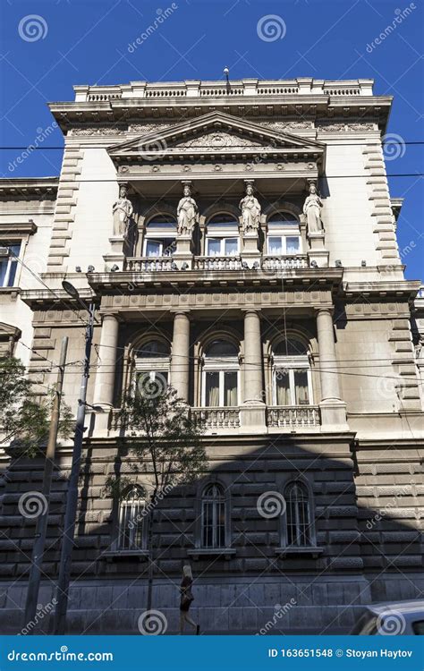 Old Palace City Hall At The Center Of City Of Belgrade Serbia