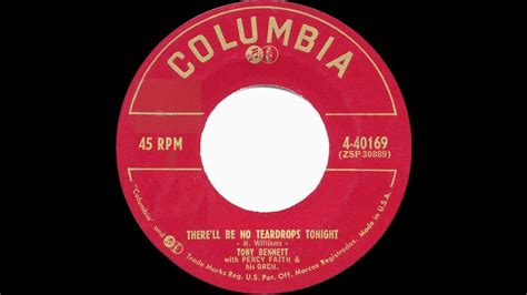 1954 Hits Archive Therell Be No Teardrops Tonight Tony Bennett