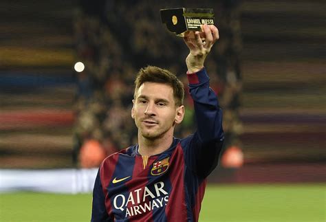 Messi Recibió Trofeo De Máximo Goleador Histórico De La Liga Española