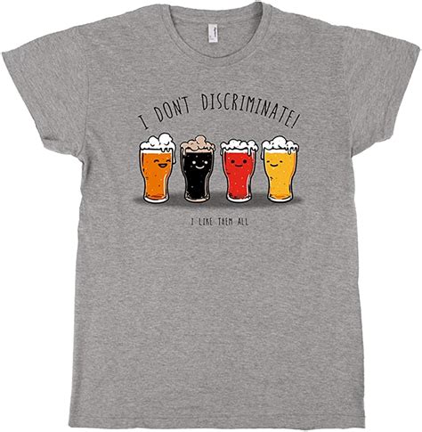 pampling t shirt i do not diskriminate bier 100 baumwolle siebdruck amazon de bekleidung
