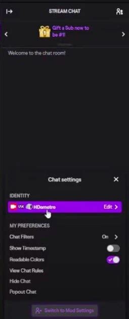 How To Change Twitch Chat Color Strange Hoot