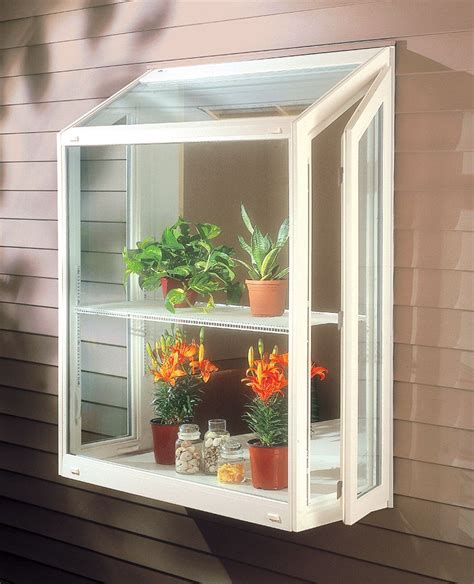 Garden Windows Provide Shelf Space For You To Grow Your Flowers And