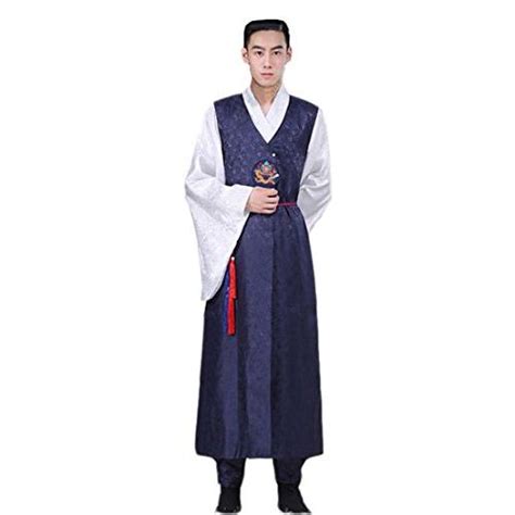 Ez Sofei Mens Korean Traditional Hanbok Sets Cosplay Costumes