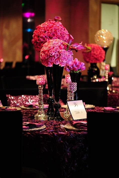 I Love These Flowersperfect For A Pink Black And White Wedding