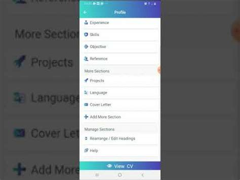 Through an elegant and very intuitive interface, this app guides you in the process of creating a professional resume very easily. How to use INTELLIGENT CV APP PART 1 - YouTube