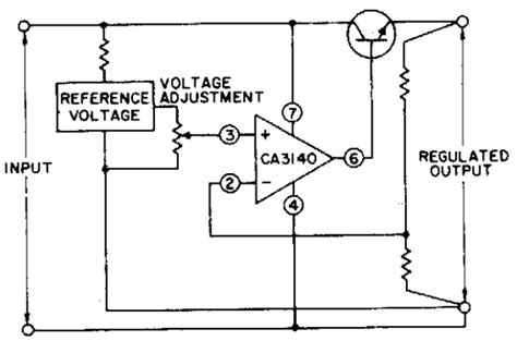 Basic Single Supply Voltage Regulator Circuit Diagram Electronic