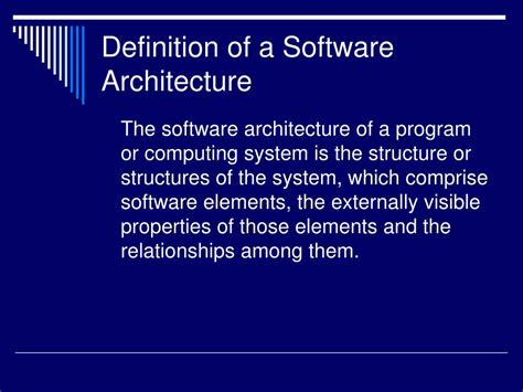 Ppt What Is Software Architecture Powerpoint Presentation Id48480