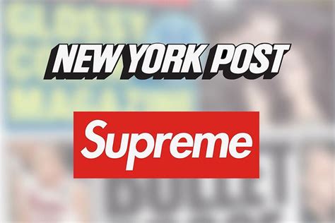 The New York Post Is Releasing A Supreme Front Page