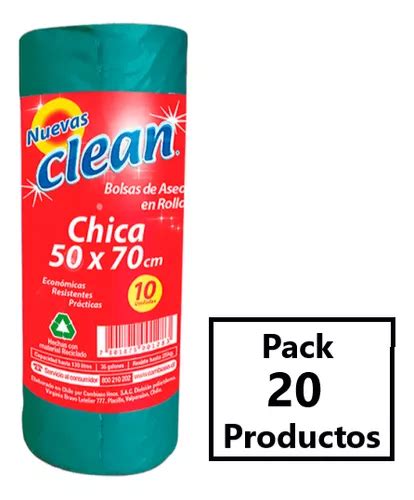 Bolsa Aseo Clean X Cm Un Pack Productos Cuotas Sin Inter S