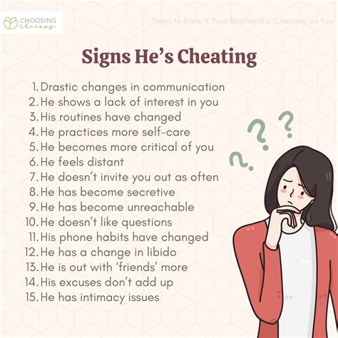 Is My Boyfriend Cheating Signs What To Do About It