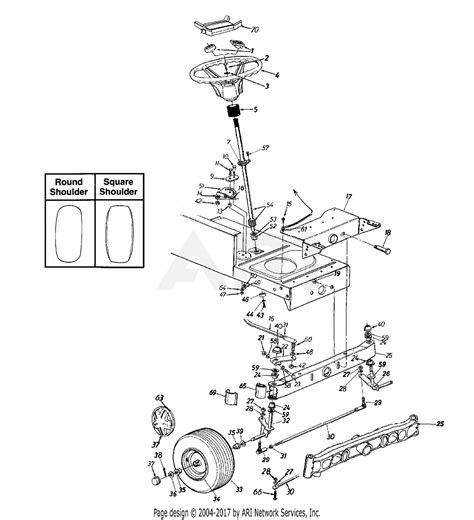 Yard Machine Riding Lawn Mower Steering Parts