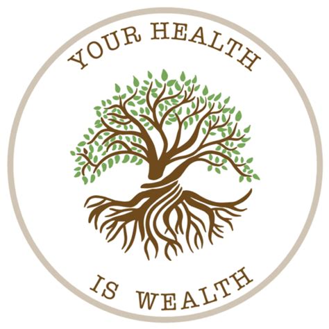 Cropped Your Health Is Wealth Logopng Your Health Is Wealth