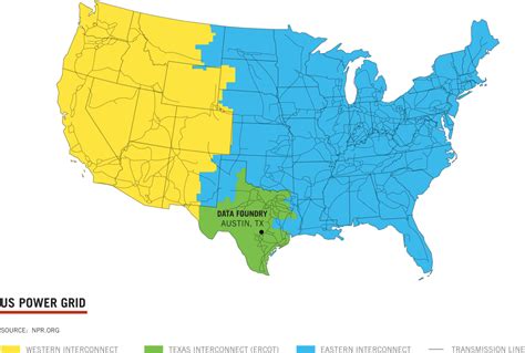 Ercot Power Grid Map