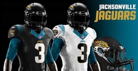Jacksonville Jaguars Nfl Uniforms Jacksonville Jaguars 32 Nfl Teams