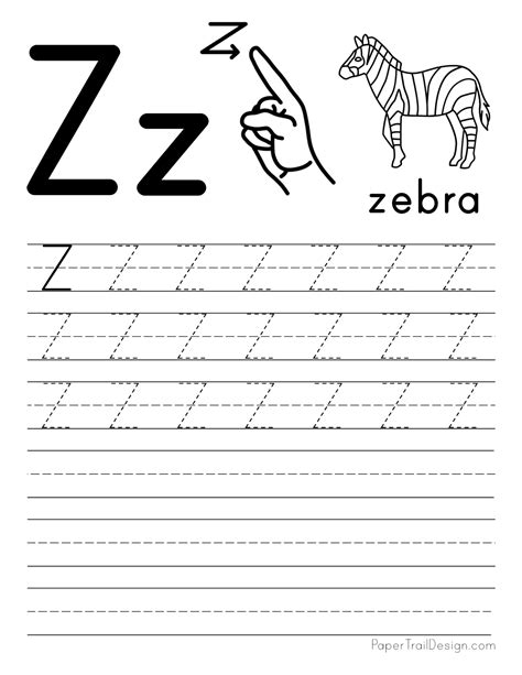 Capital Letter Z Tracing Worksheet Printable Form Templates And Letter