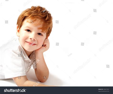 Photo Adorable Young Boy Looking Camera写真素材70471531 Shutterstock
