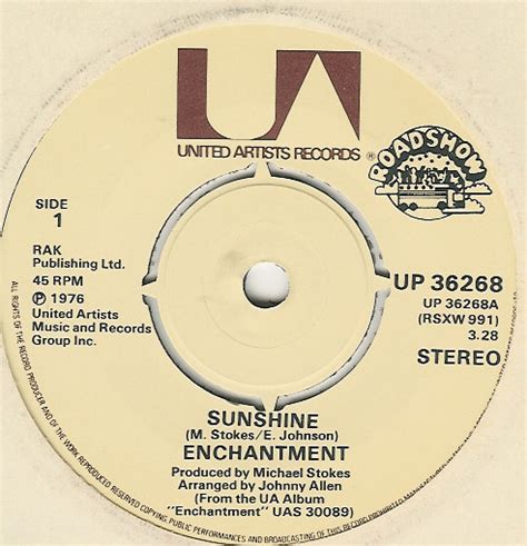 Enchantment Sunshine 1976 Vinyl Discogs
