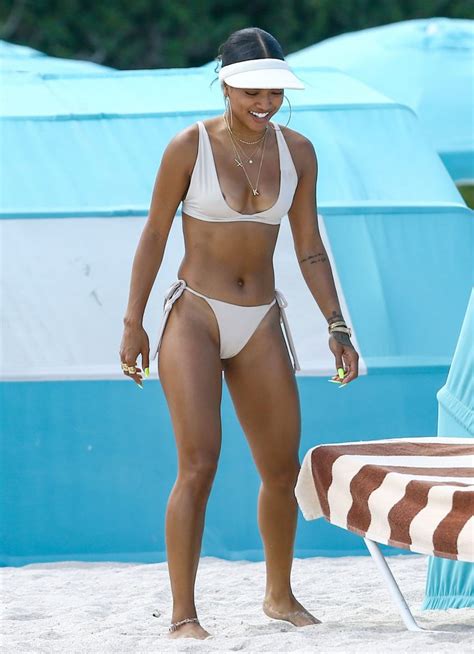Karrueche Tran Showing Off Her Curvaceous Body The Fappening
