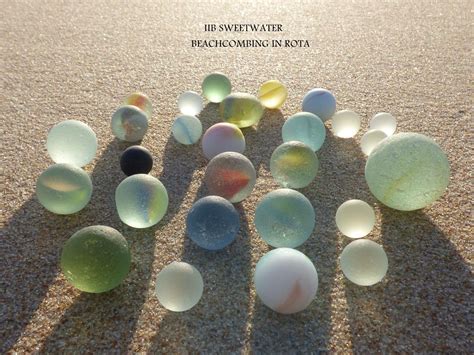 Sunlit Beach Marble Collection Sea Glass Glass Marbles Sea Pottery