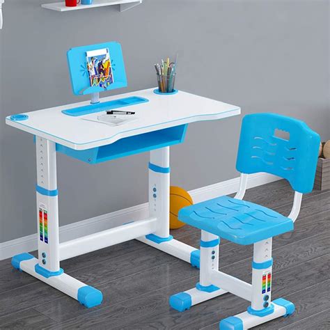 Height Adjustable Desk And Chair Set Mosunx Kids Desk Children Writing