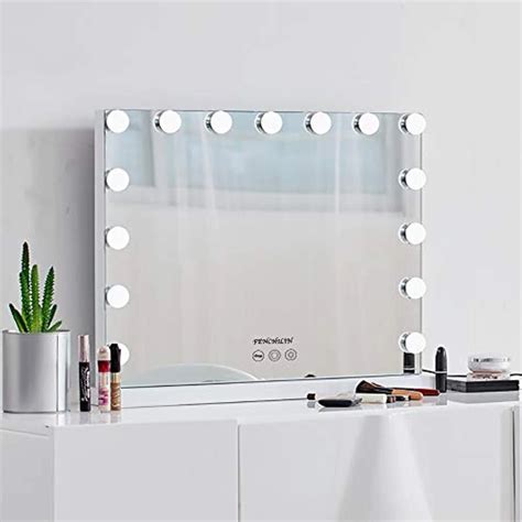 Fenchilin Vanity Mirror With Lights Hollywood Lighted Makeup Mirror